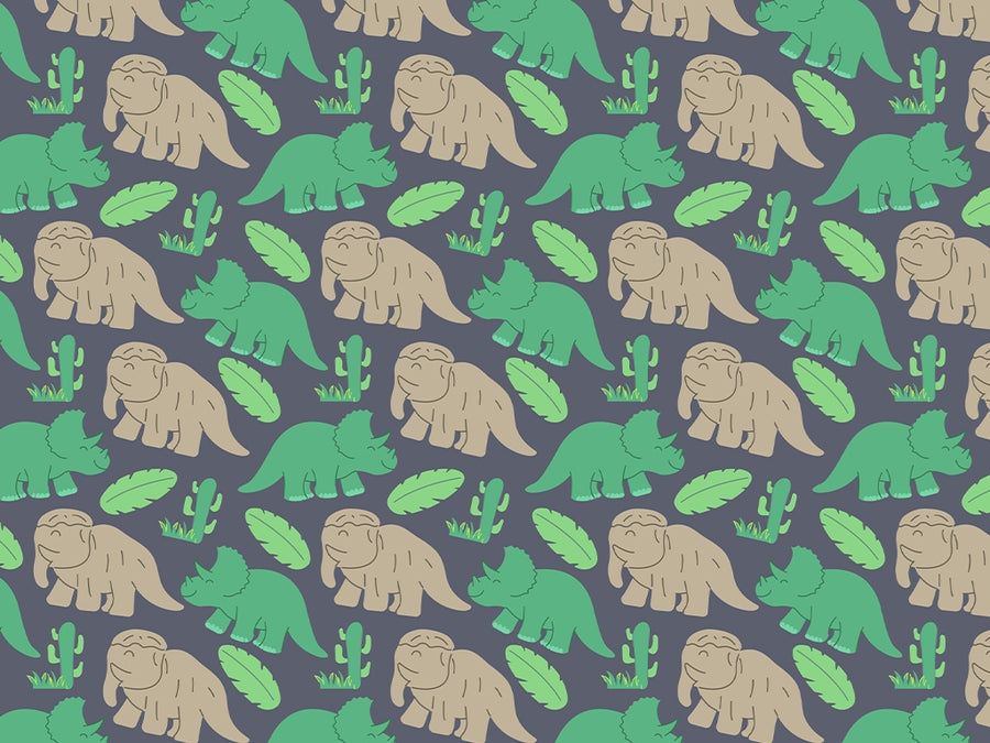 Herbivorous Parade Dinosaur Vinyl Wrap Pattern~Rwraps Series 914 Digitally Printed Vinyl Wrap~0