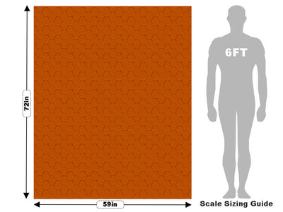 Hexagonal Tile Vehicle Wrap Scale~Rwraps Series 914 Hexagonal Tile Measurements~2