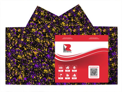 hey delilah paint splatter Craft Vinyl Sheet Pack