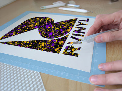 hey delilah paint splatter Easy Weed Craft Vinyl