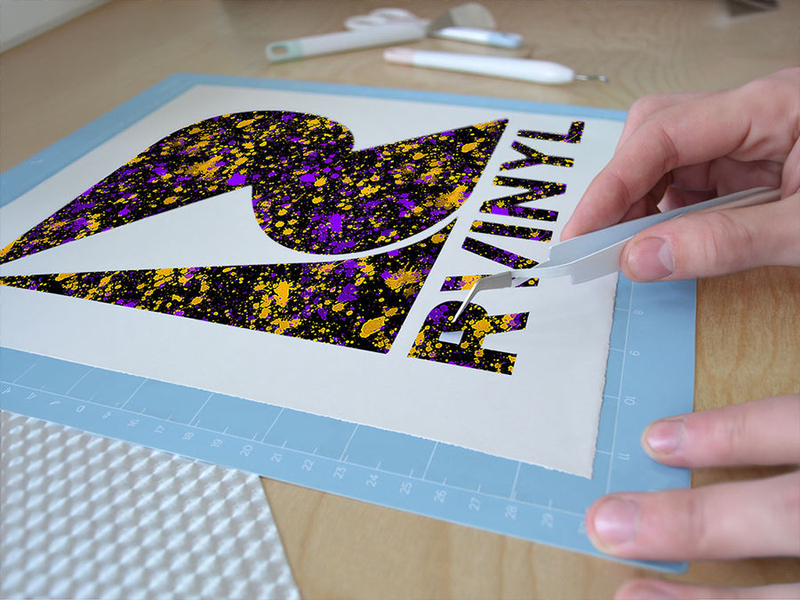 hey delilah paint splatter Easy Weed Craft Vinyl