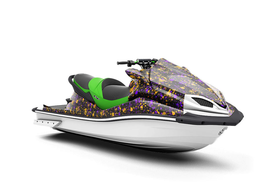Hey Delilah Paint Splatter Jet Ski Vinyl Customized Wrap