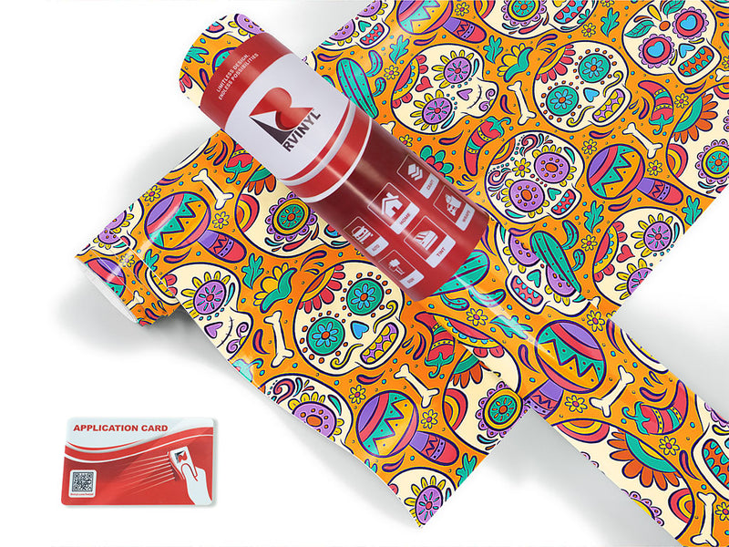 hey sugar skull and bones Craft Vinyl Roll