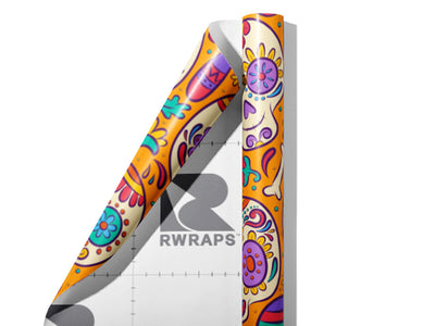 Hey Sugar Halloween Wrap Film Sheets~Rwraps Series 914 Hey Sugar Halloween Scrolled Sheet~3