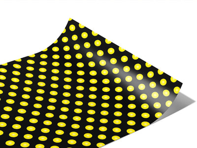Hi Yellow Polka Dot Vinyl Wraps~Rwraps Series 914 Digitally Printed Vinyl Wrap~0