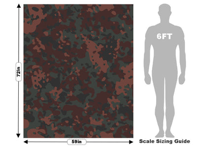 Hickory Flecktarn Camouflage Vehicle Wrap Scale~Rwraps Series 914 Hickory Flecktarn Camouflage Measurements~2