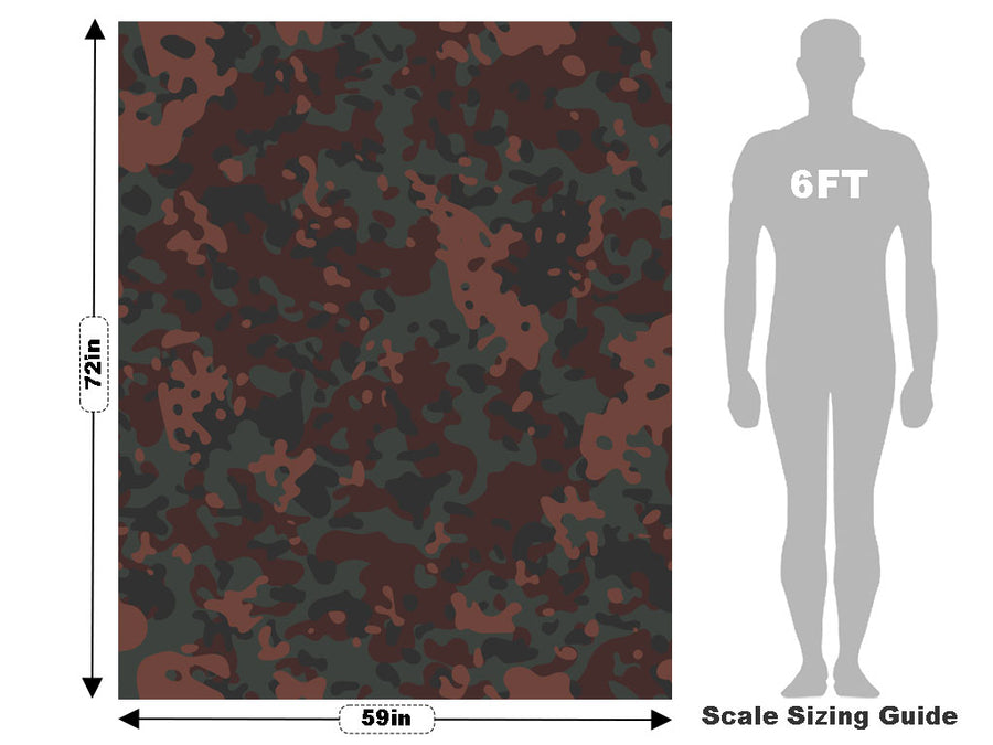 Hickory Flecktarn Camouflage Vehicle Wrap Scale~Rwraps Series 914 Hickory Flecktarn Camouflage Measurements~2
