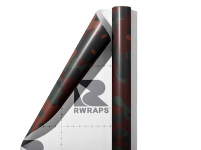 Hickory Flecktarn Camouflage Wrap Film Sheets~Rwraps Series 914 Hickory Flecktarn Camouflage Scrolled Sheet~3