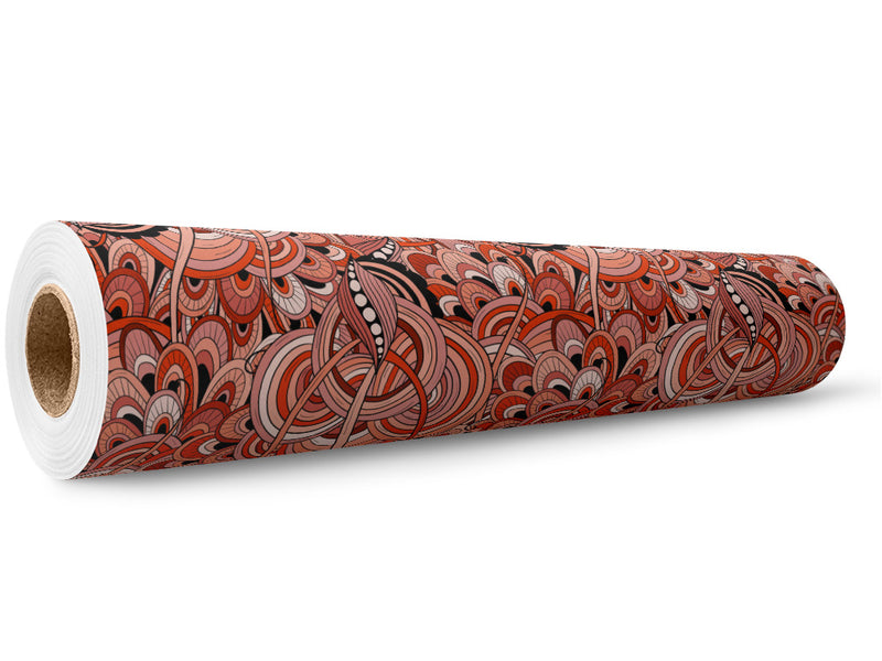 Hidden Dryads Floral Wrap Film Wholesale Roll~Rwraps Series 914 Digitally Printed Vinyl Roll~5