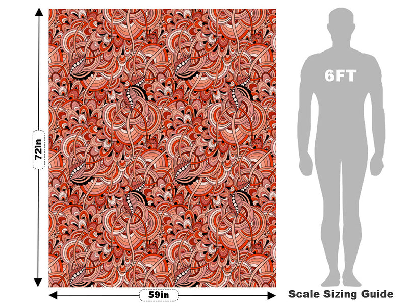 Hidden Dryads Floral Vehicle Wrap Scale~Rwraps Series 914 Hidden Dryads Floral Measurements~1
