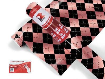hidden flamingos argyle Craft Vinyl Roll