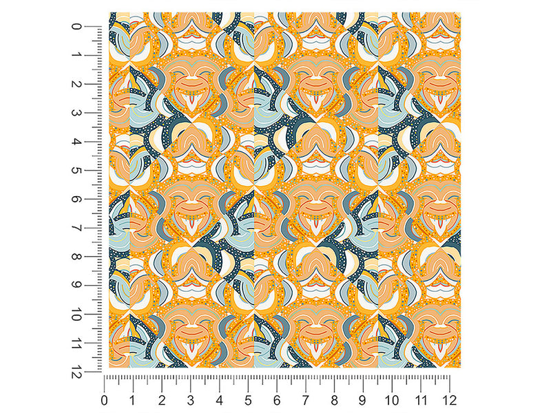 hidden goddess art deco 1ft x 1ft Craft Sheets