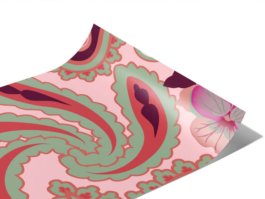 Hidden Hibiscus Paisley Vinyl Wraps~Rwraps Series 914 Digitally Printed Vinyl Wrap~0