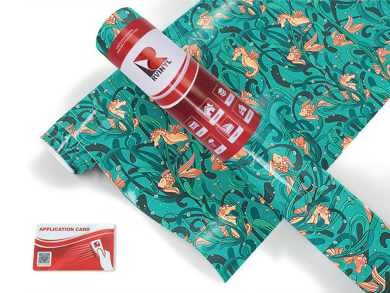 hidden horses salt water Craft Vinyl Roll