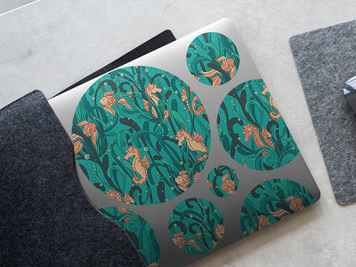 hidden horses salt water DIY Laptop Stickers