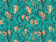 Hidden Horses Marine Life Vinyl Wrap Pattern~Rwraps Series 914 Digitally Printed Vinyl Wrap~0