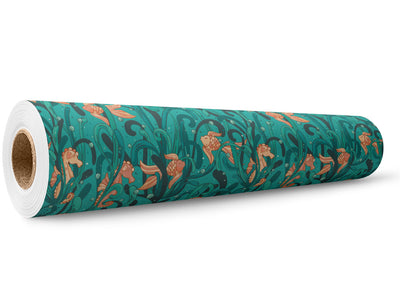 Hidden Horses Marine Life Wrap Film Wholesale Roll~Rwraps Series 914 Digitally Printed Vinyl Roll~5