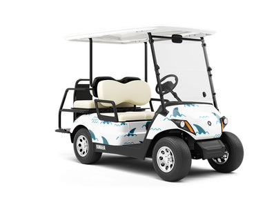 Hidden Hunters Marine Life Wrapped Golf Cart