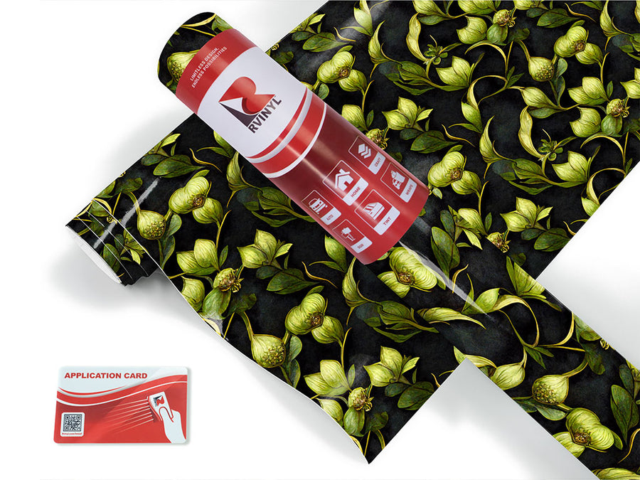 hidden ivy floral Craft Vinyl Roll