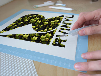hidden ivy floral Easy Weed Craft Vinyl