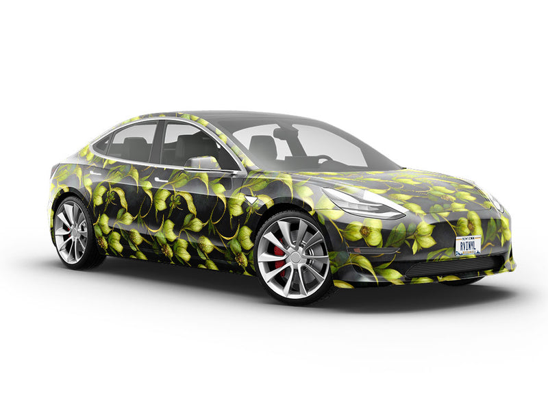 Hidden Ivy Floral Vehicle Vinyl Wrap