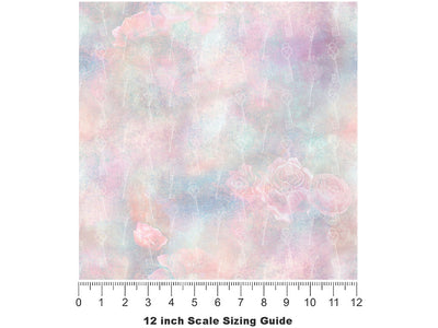 Hidden Keys Steampunk Vinyl Film Pattern Size 12 inch Scale~Rwraps Hidden Keys Steampunk Sizing Chart~2