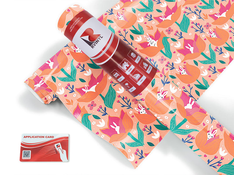hidden tulips animal Craft Vinyl Roll