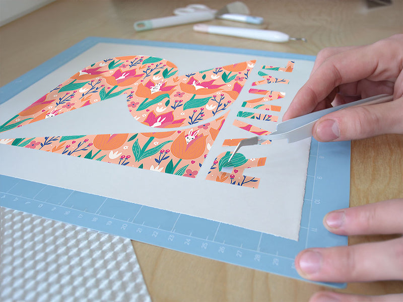 hidden tulips animal Easy Weed Craft Vinyl