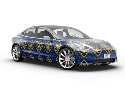 Hidden Wonders Art Deco Vehicle Vinyl Wrap