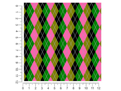 high contrast argyle 1ft x 1ft Craft Sheets