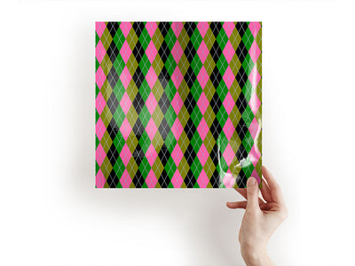 high contrast argyle Craft Sheets