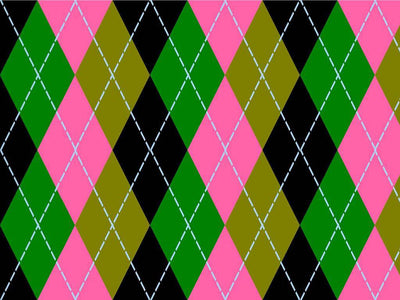 High Contrast Argyle Vinyl Wrap Pattern~Rwraps Series 914 Digitally Printed Vinyl Wrap~0