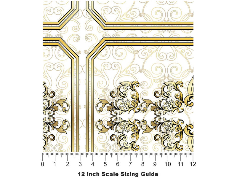 High End Tile Vinyl Film Pattern Size 12 inch Scale~Rwraps High End Tile Sizing Chart~3