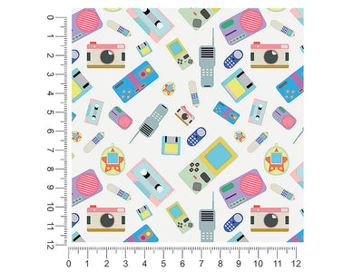 high tech retro 1ft x 1ft Craft Sheets