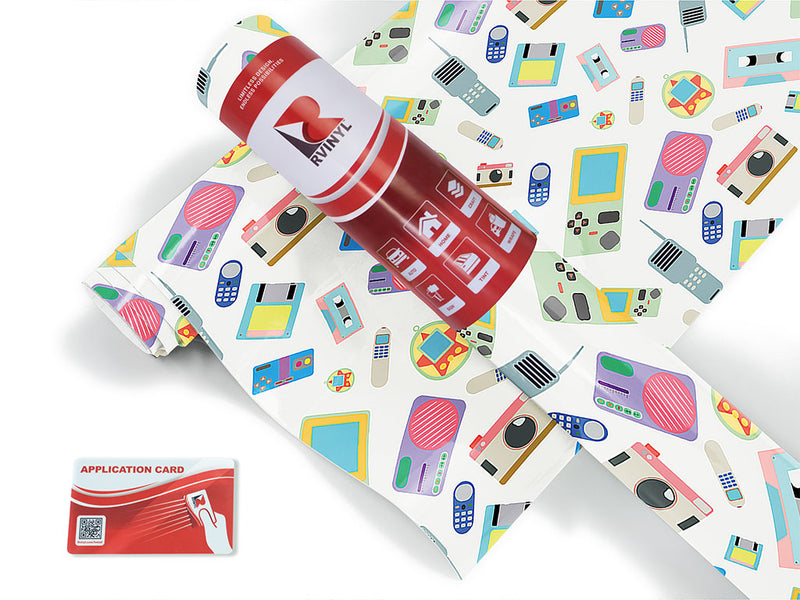 high tech retro Craft Vinyl Roll