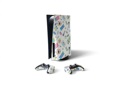 high tech retro Sony PS5 DIY Skin