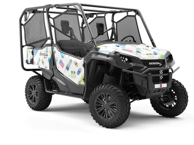 High Tech Retro Utility Vehicle Vinyl Wrap