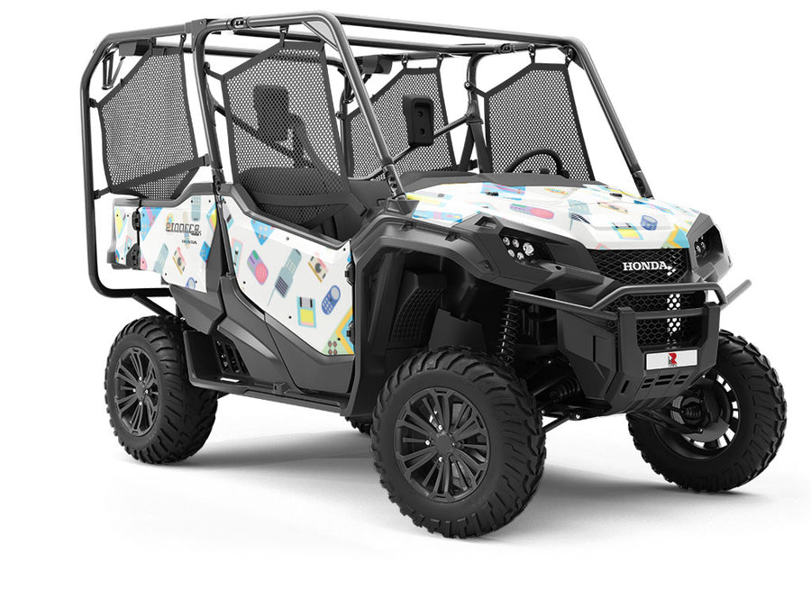 High Tech Retro Utility Vehicle Vinyl Wrap