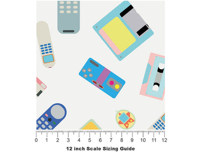 High Tech Retro Vinyl Film Pattern Size 12 inch Scale~Rwraps High Tech Retro Sizing Chart~2