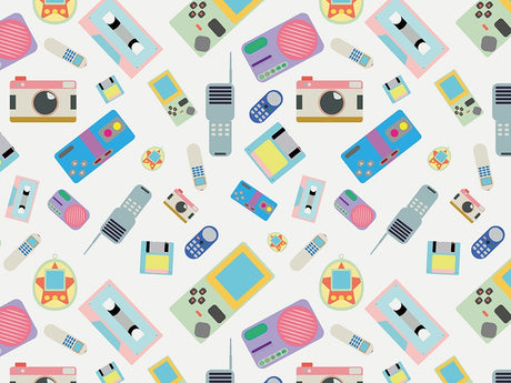 High Tech Retro Vinyl Wrap Pattern~Rwraps Series 914 Digitally Printed Vinyl Wrap~0