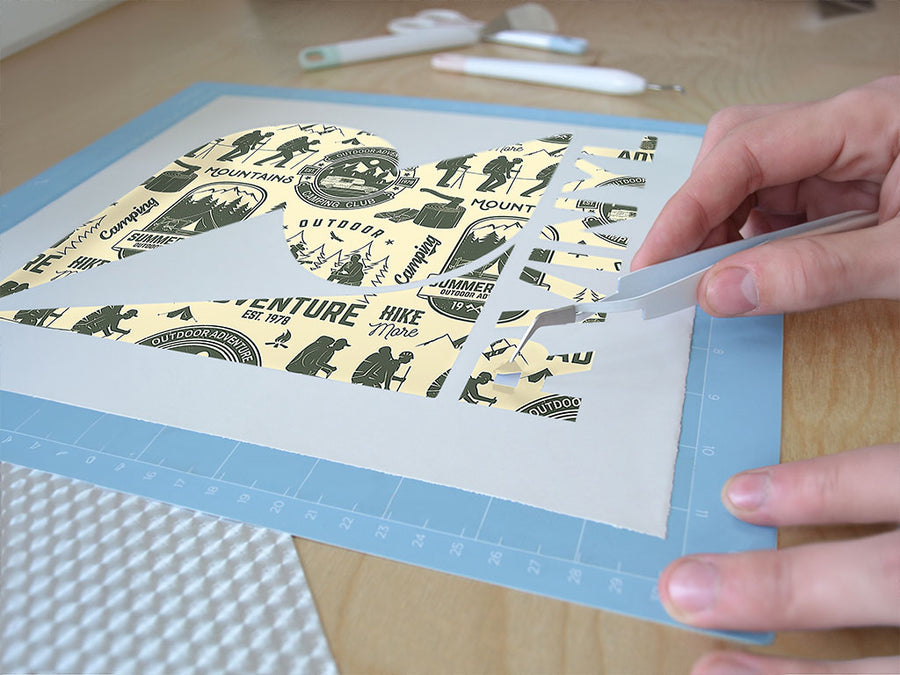 hike more camping Easy Weed Craft Vinyl