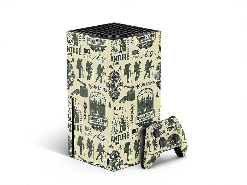hike more camping XBOX DIY Decal
