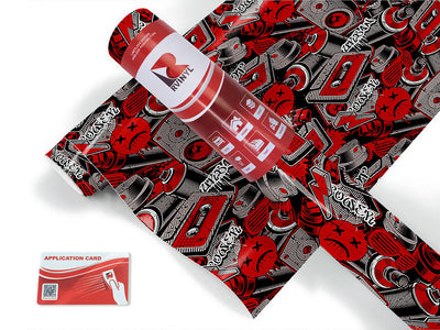 hip hop beats graffiti Craft Vinyl Roll