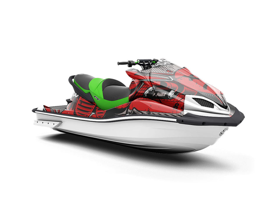 Hip Hop Beats Graffiti Jet Ski Vinyl Customized Wrap