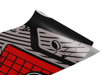 Hip Hop Beats Graffiti Vinyl Wraps~Rwraps Series 914 Digitally Printed Vinyl Wrap~0