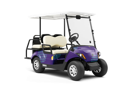 His Dreams Abstract Wrapped Golf Cart