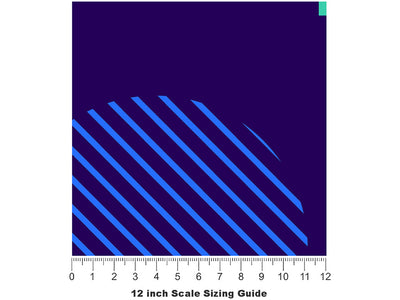 His Dreams Abstract Vinyl Film Pattern Size 12 inch Scale~Rwraps His Dreams Abstract Sizing Chart~2