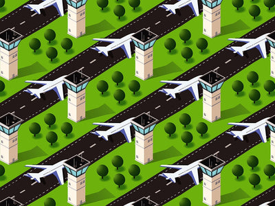 Hit the Runway Cityscape Vinyl Wrap Pattern~Rwraps Series 914 Digitally Printed Vinyl Wrap~0