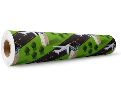 Hit the Runway Cityscape Wrap Film Wholesale Roll~Rwraps Series 914 Digitally Printed Vinyl Roll~5