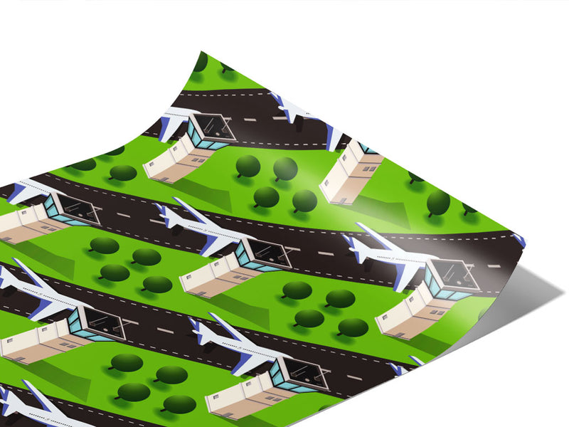 Hit the Runway Cityscape Vinyl Wraps~Rwraps Series 914 Digitally Printed Vinyl Wrap~1